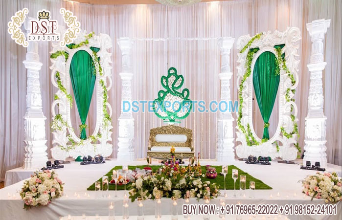 Tamil Wedding Reception Stage Decoration