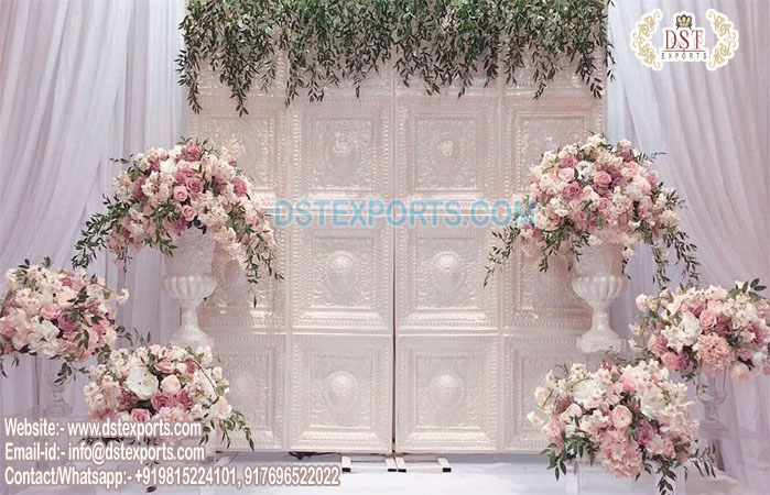 Modern Wedding Reception Stage Door Frames