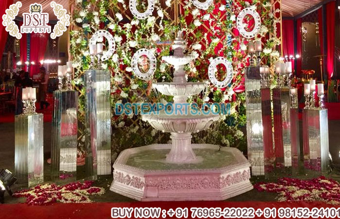 Grand Wedding Entry Gate with Fountain