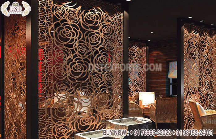 Wholesale Rose Design Laser Cut Backdrop Panels