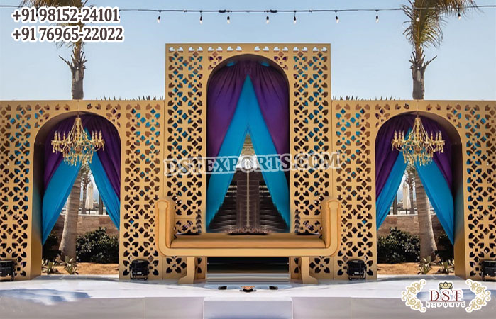 Outdoor Wedding Moroccan Theme Laser Cut Frames