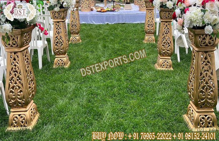 Outdoor Wedding Decorations Bollywood Pedestals