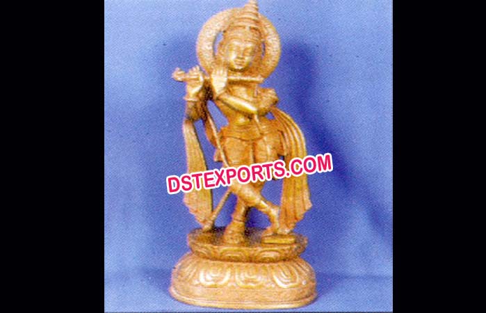 Shree Krishna Golden Statue