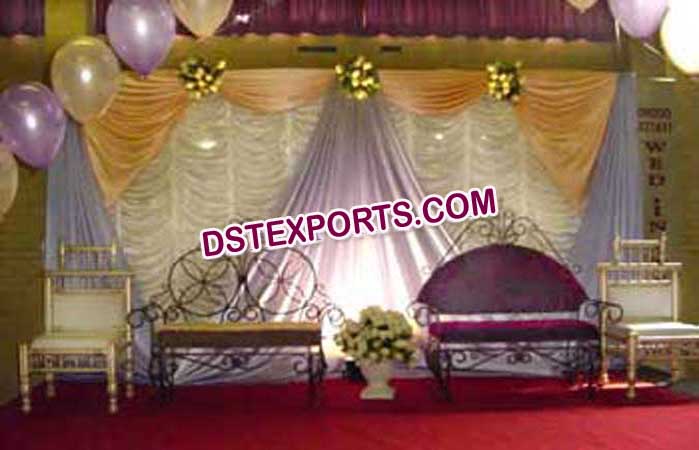 Wedding  Decorated Stage Backdrop