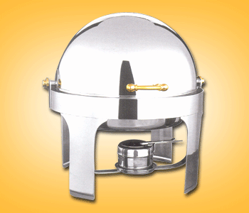 Round Full Roll Top Chafing Dish