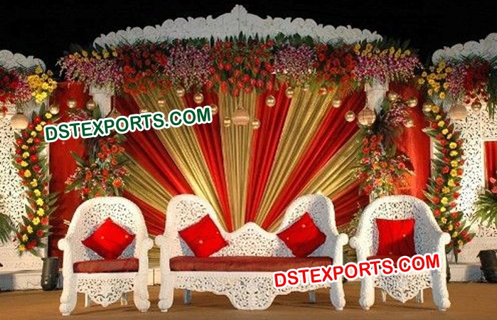 Indian Wedding Carved Stage