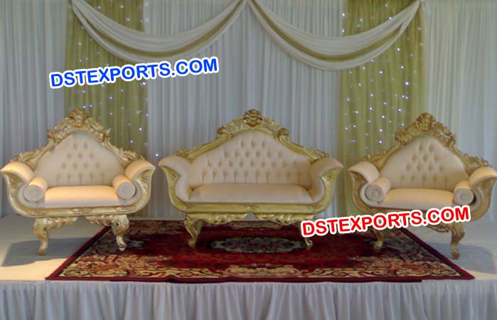 Stylish Golden Stage Sofa Set