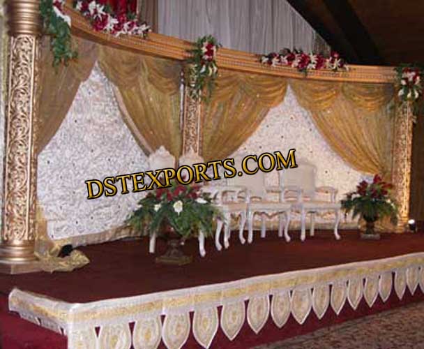 WEDDING STAGE EMBRODRIED BACKDROP