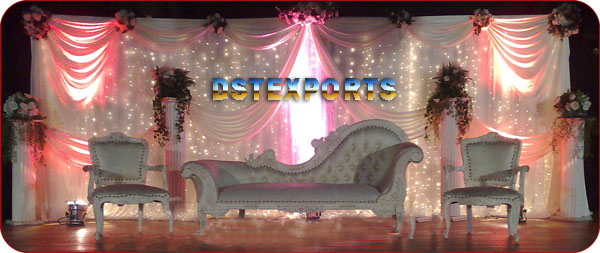 WEDDING DECORATE BACKDROP STAGE