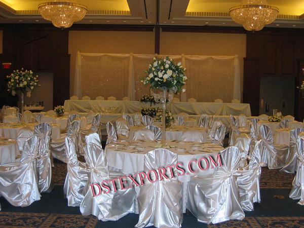 WEDDING NEW SILVER CHAIR COVER