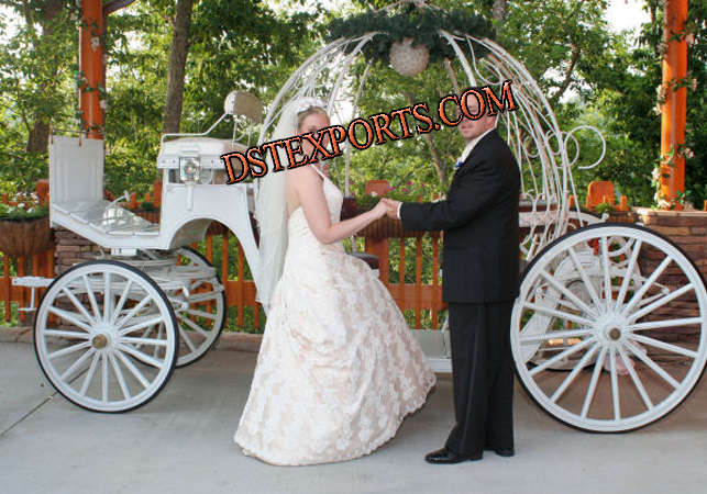 HAPPY WEDDING CINDERELA  CARRIAGE