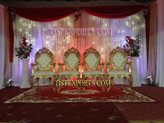 WEDDING STAGE BACKDROP WITH LIGHTS