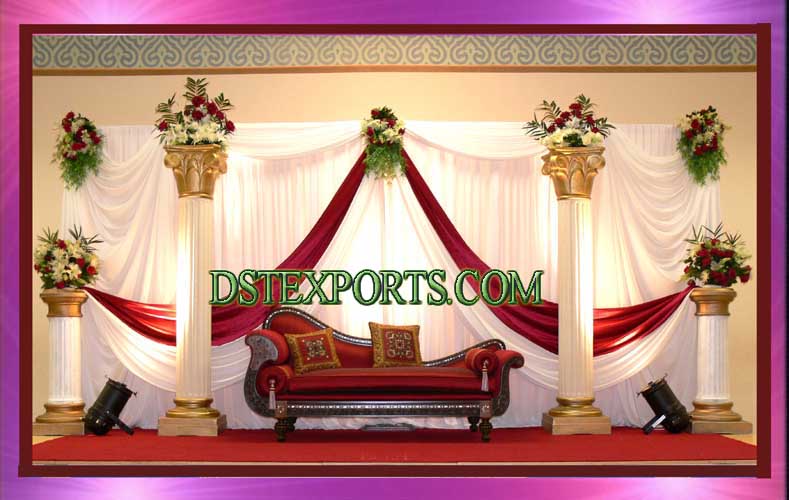 MUSLIM SSTAGE WITH ANTIQUE LOVE SEATER