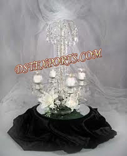 WEDDING CRYSTAL TABLE STANDS