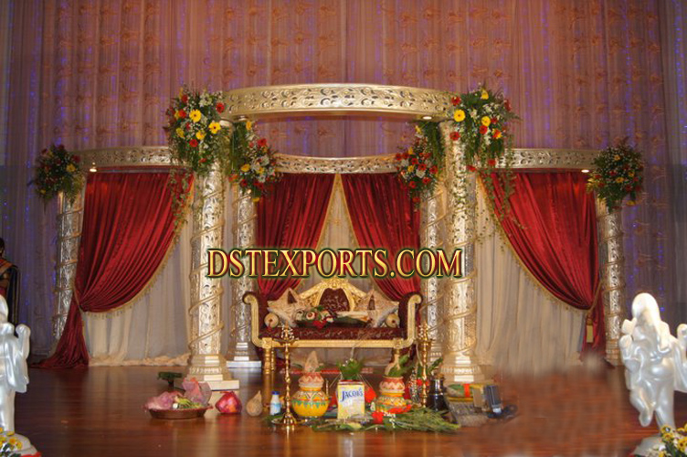 INDIAN WEDDING CARVED MANDAP