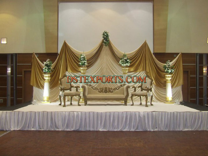 INDIAN  WEDDING STAGE  DECOR