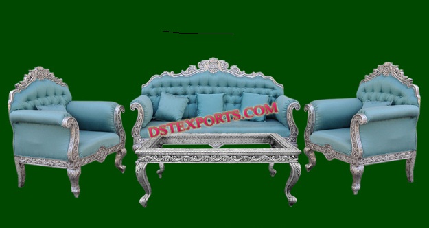 SILVER METAL CARVED HOME FURNITURE
