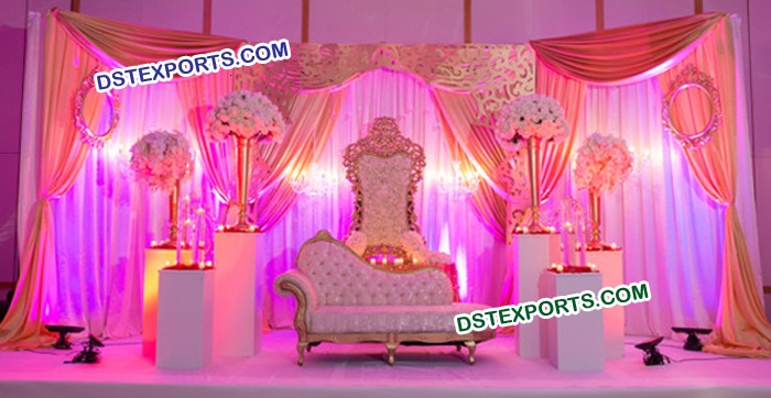 Asian wedding Elegance Stage Decorations