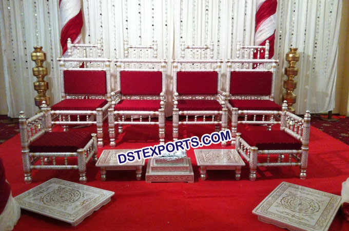 Traditional Indian Wedding Mandap Chairs