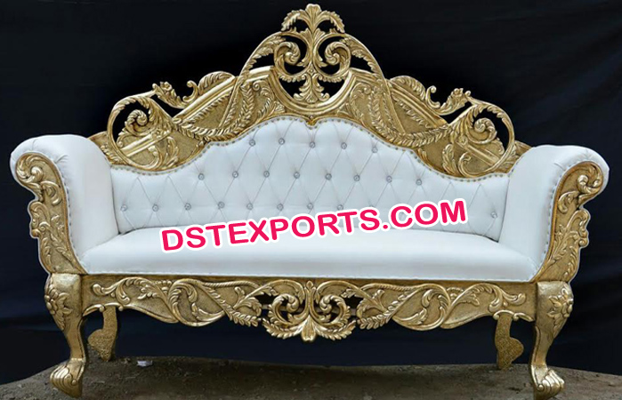 Designer Royal Carved Wedding Couch