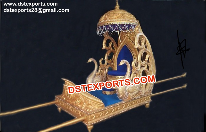 Rajwada Wedding Golden Carved Doli