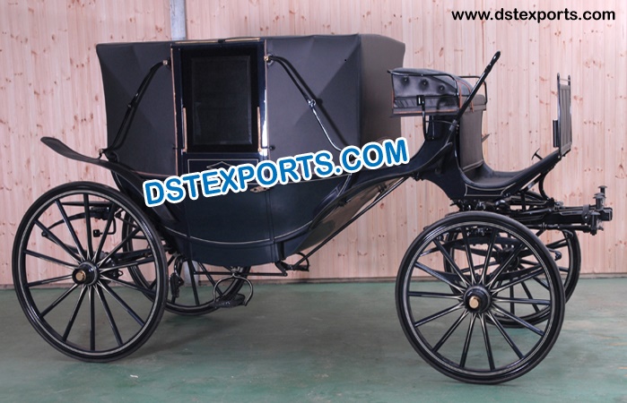 Royal Horse Drawn Covered Victoria Carriage