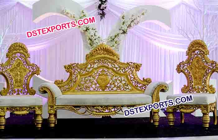 Wedding Stage Heavy Carved Furnitures