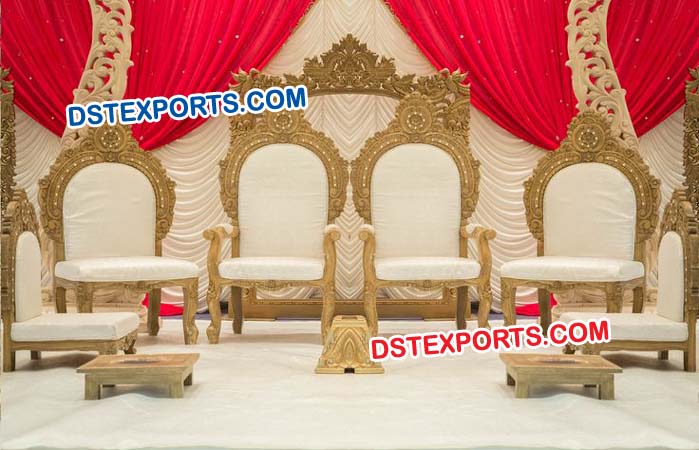 Wooden Designer Carved Chairs