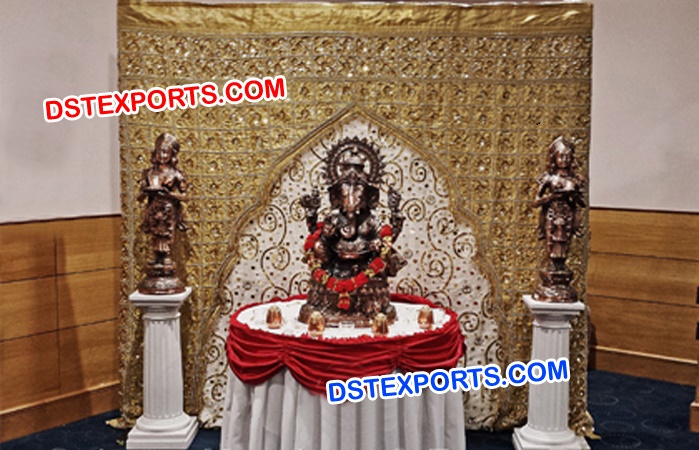 Indian Wedding Reception Ganesha Statue