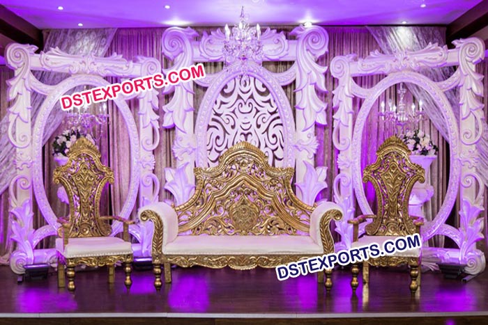 Maharaja Wedding Grand Panel Stage