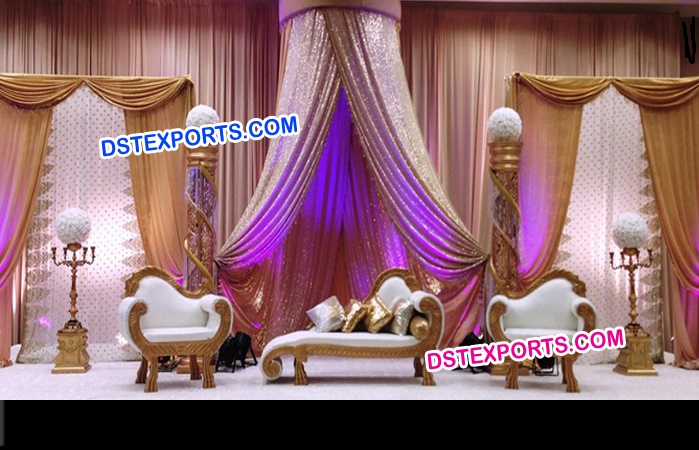 Modern Wedding Stage With Italian Furniture