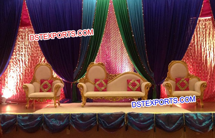 Wedding Stage Beautiful Italian Sofa Set