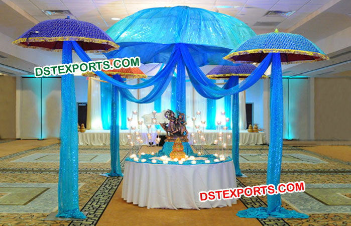Indian Wedding Parsols Decoration