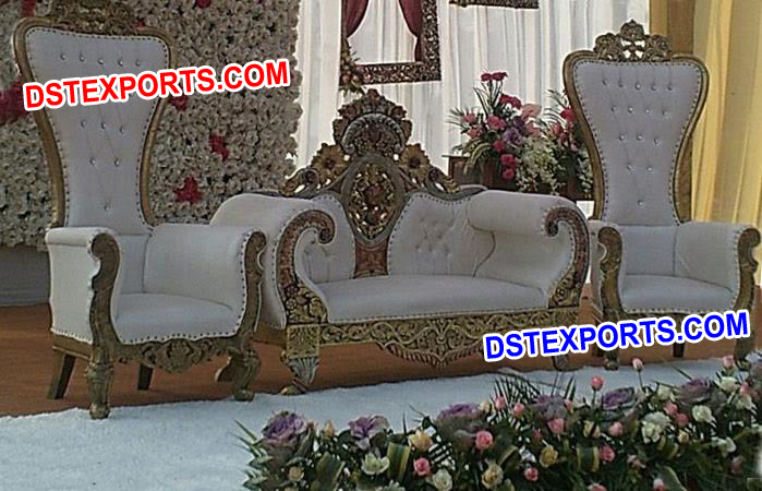 Wedding Designer Carved King Sofa Set