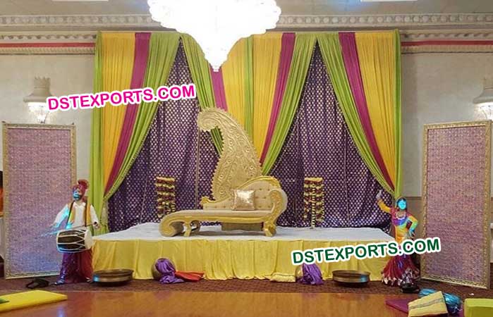 Punjabi Wedding Sangeet Stage Decors