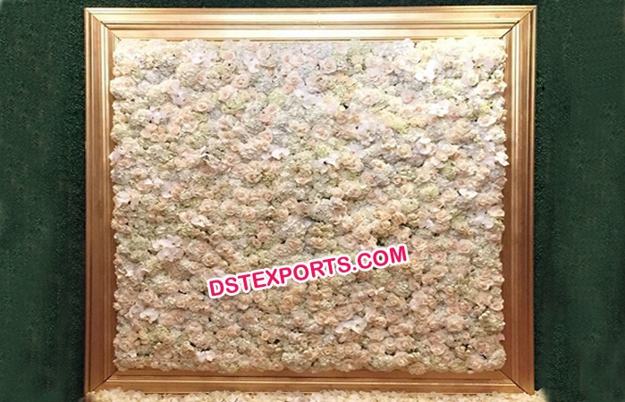 Flower Backdrop Wall for Wedding Stage Decoratio
