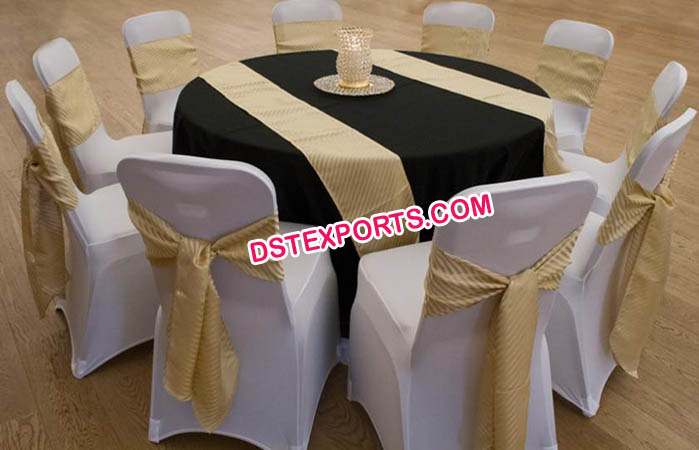 New And Simple  Marriage Round Table Cloth