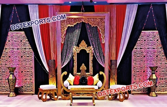 Royal Carved Panel Marriage Stages