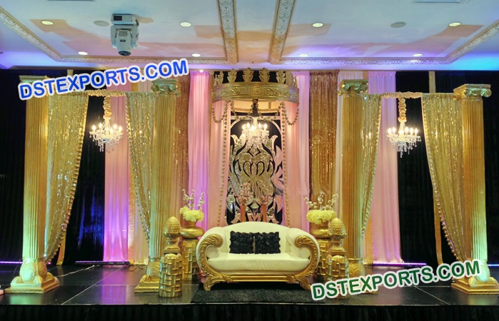 Elegant Marriage Stage Decoration Set