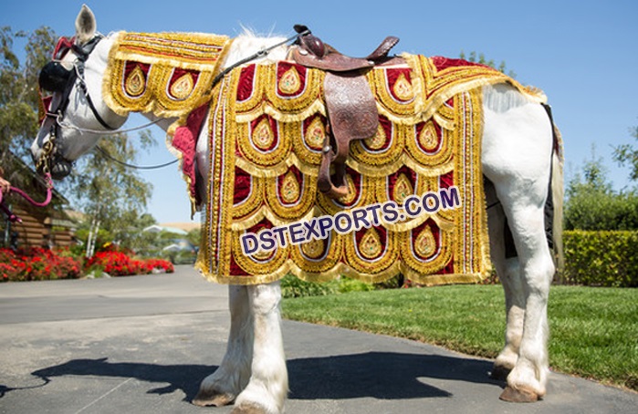 Stylish Wedding Horse Costume