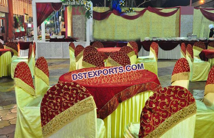 Indoor Wedding Banquet Hall Chair Covers