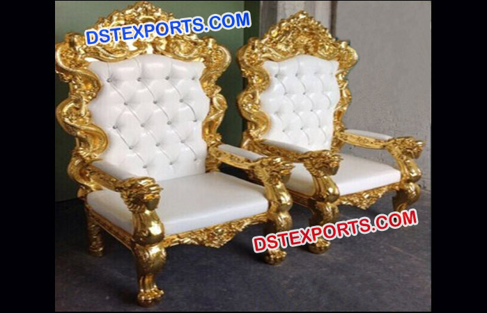 Traditional Style Bride Groom Wedding Chairs