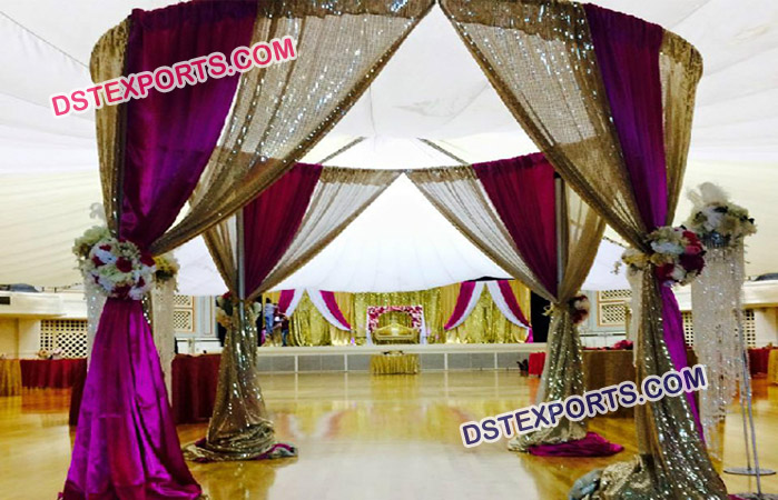 Wonderful Look Wedding Backdrop Curtains
