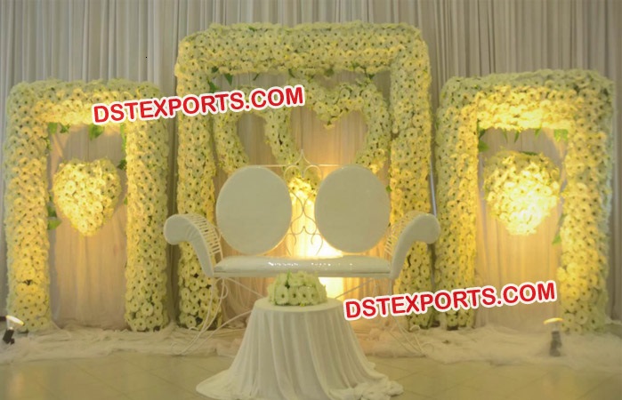 Latest Design Wedding Stage Flower Walls Frames