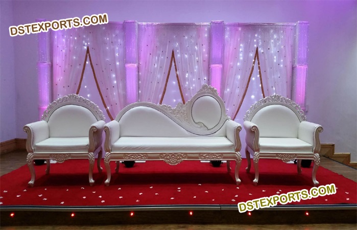White Wedding Sofa Set