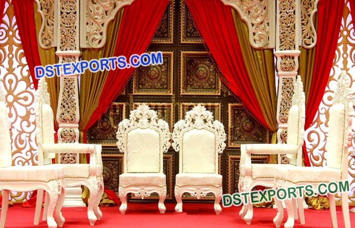 Indian Wedding Mandap Chairs Set Bollywood Style