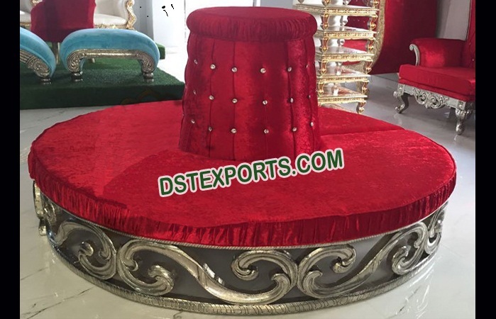 Round Chaise Sofa For Asian Wedding