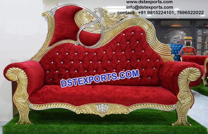 Modern Art Carved Sofa Chaase For Wedding