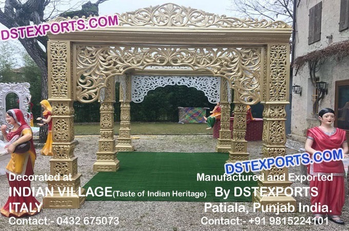 Out Door Mandap Decor For Bollywood Wedding