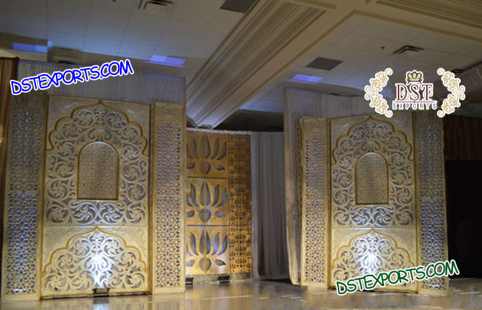 Asian wedding classy backdrop panels